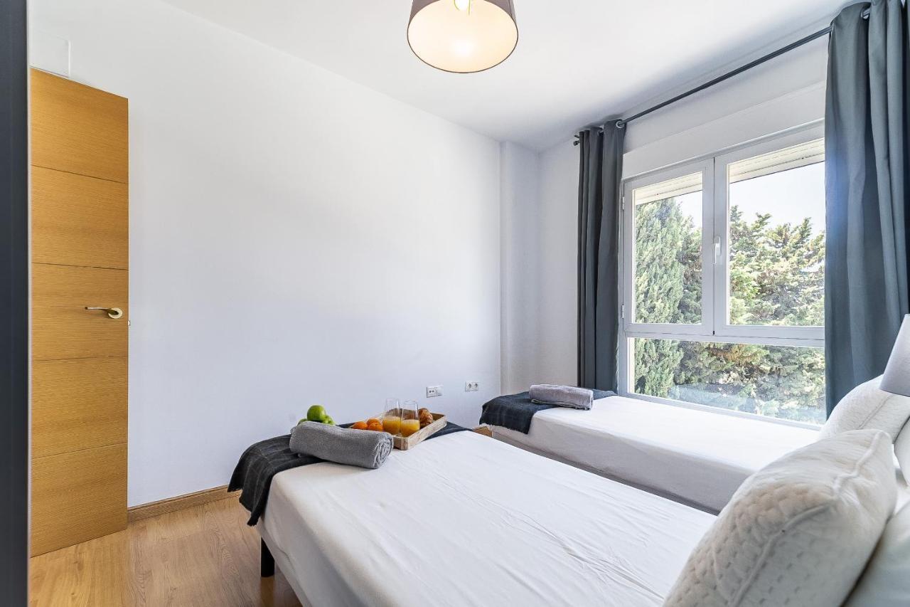 Modern Beach Apartment Valparaiso With Parking 马拉加 外观 照片