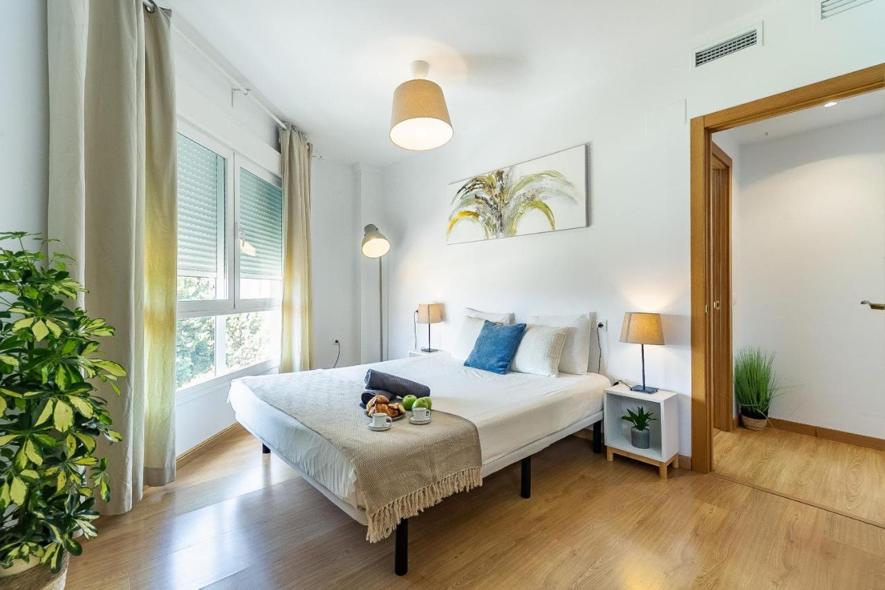 Modern Beach Apartment Valparaiso With Parking 马拉加 外观 照片